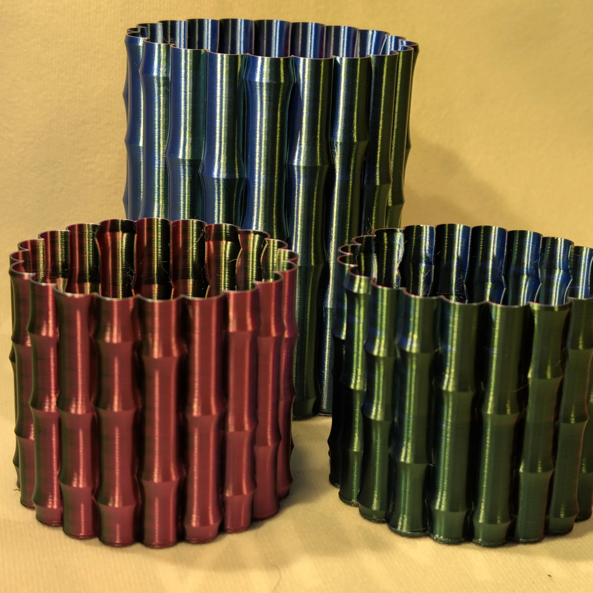 Cane Cluster Planters (Olive Martini)